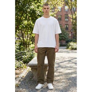 mnml Cargo Pants Mens 34 Brown Baggy Vintage Streetwear Y2K Utility